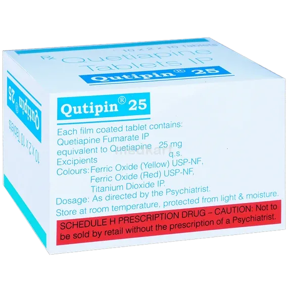 qutipin 25mg tablet 10's